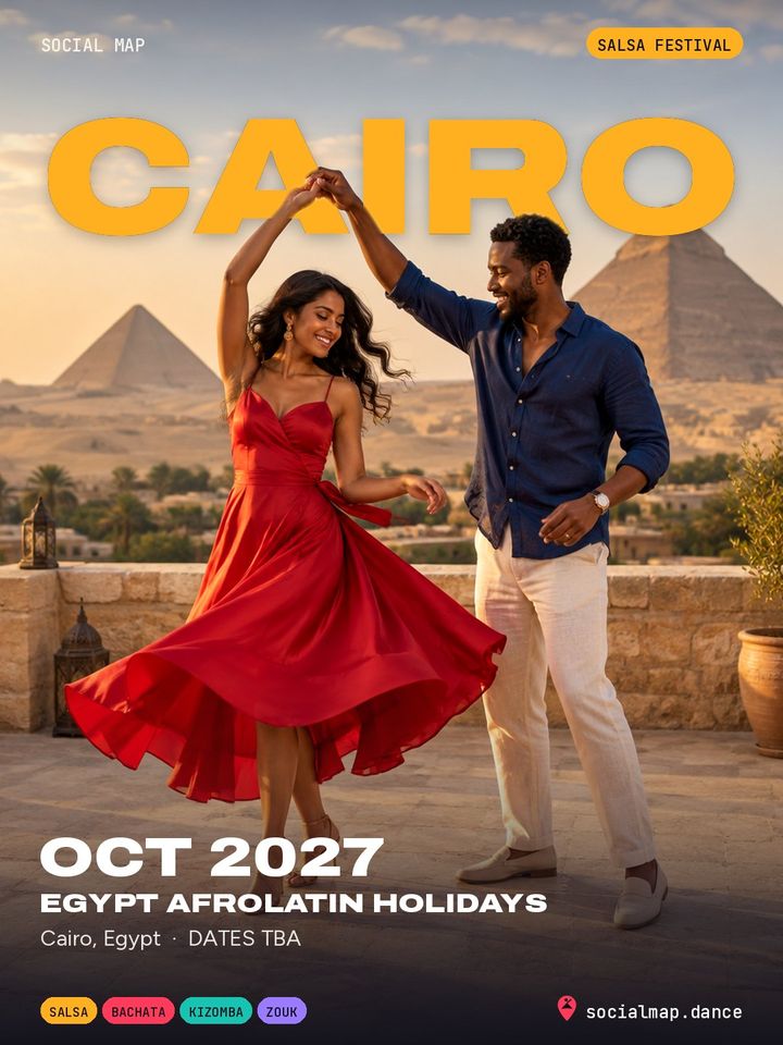 Egypt AfroLatin Holidays, Cairo, October 2027 · dates TBA