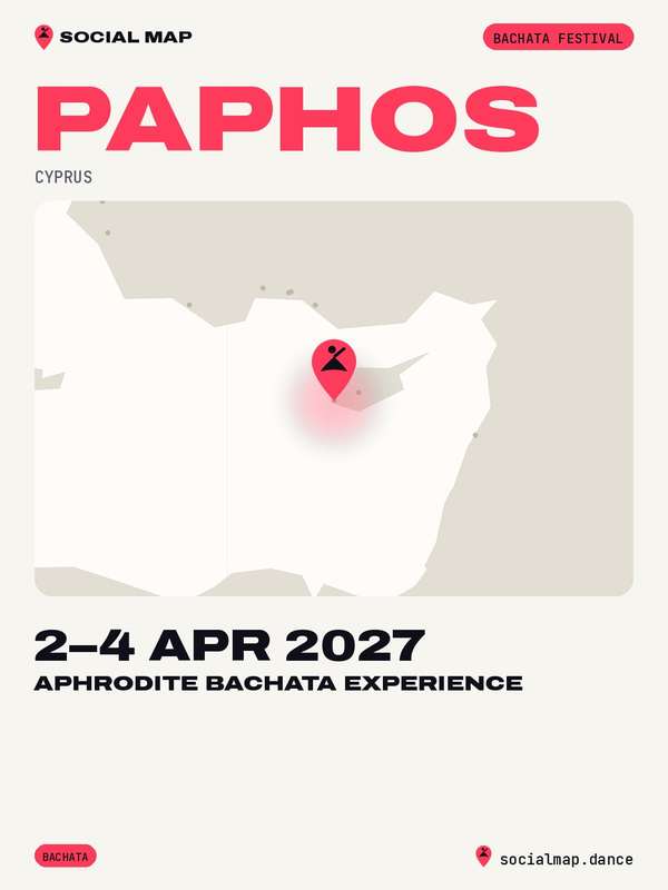 Aphrodite Bachata Experience, Paphos, 2–4 Apr 2027