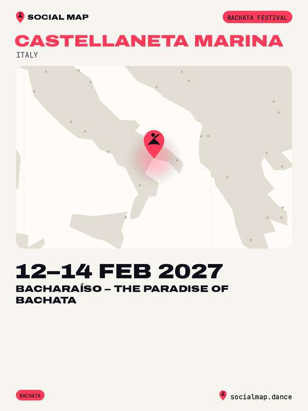 Bacharaíso – The Paradise of Bachata, Castellaneta Marina, 12–14 Feb 2027