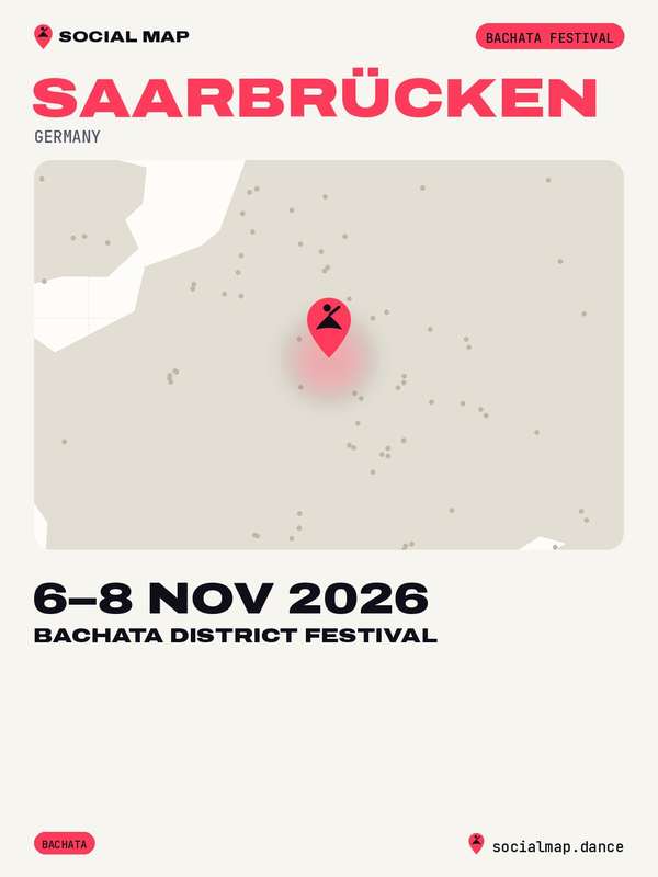 Social Map card for Bachata District Festival