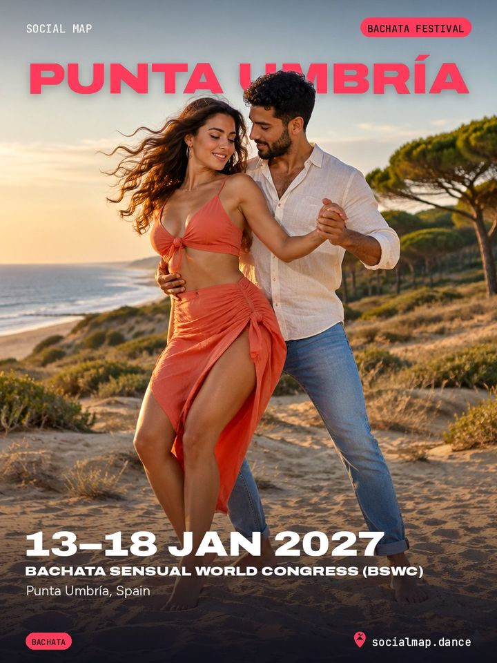 Bachata Sensual World Congress (BSWC), Punta Umbría, 13–18 Jan 2027