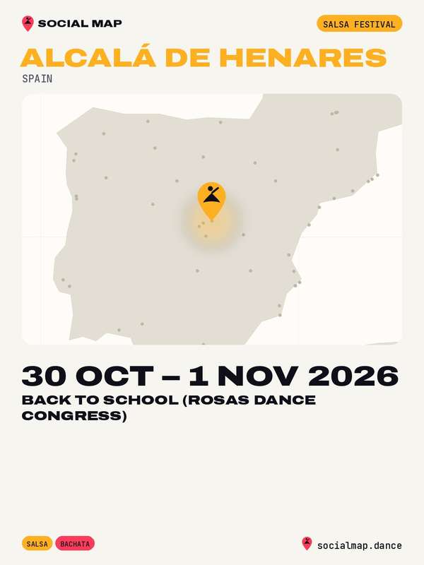 Back to School (Rosas Dance Congress), Alcalá de Henares, 30 Oct – 1 Nov 2026