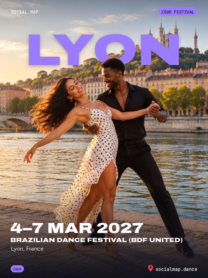 Brazilian Dance Festival (BDF United), Lyon, 4–7 Mar 2027