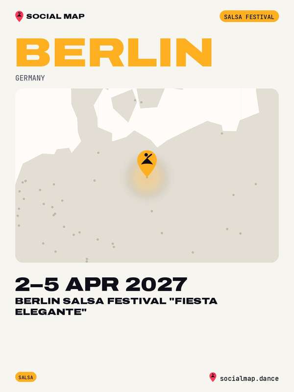 Berlin Salsa Festival "Fiesta Elegante", Berlin, 2–5 Apr 2027