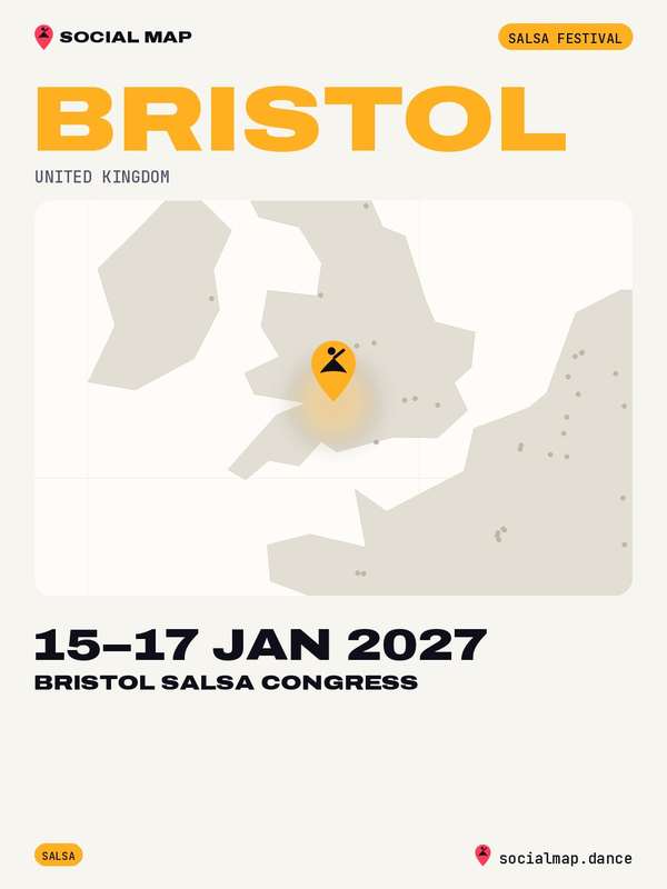 Bristol Salsa Congress, Bristol, 15–17 Jan 2027