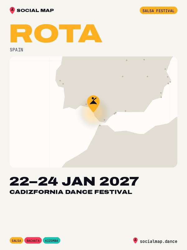 Cadizfornia Dance Festival, Rota, 22–24 Jan 2027