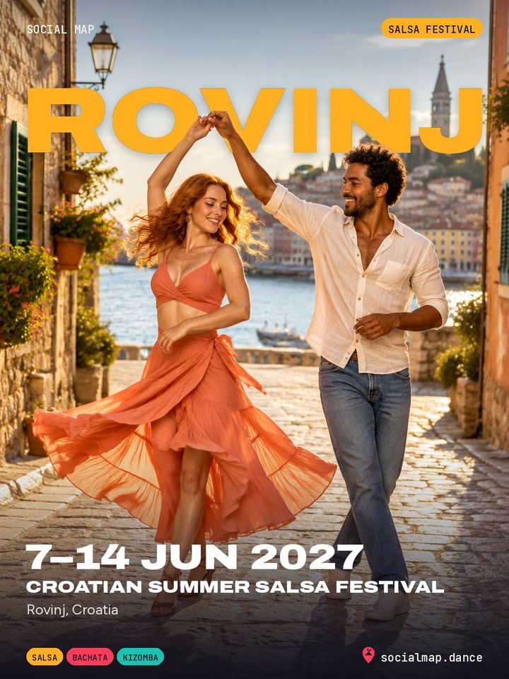 Croatian Summer Salsa Festival, Rovinj, 7–14 Jun 2027