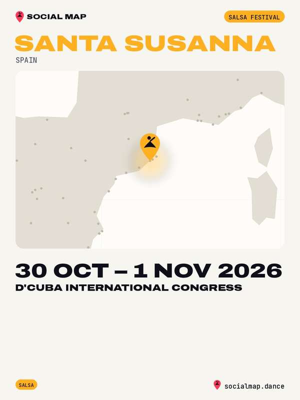 Social Map card for D'Cuba International Congress