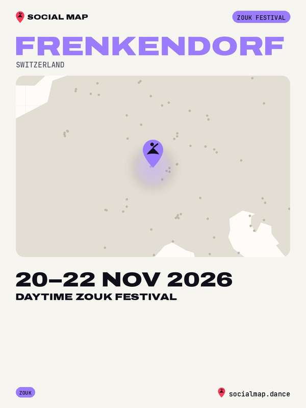 Social Map card for Daytime Zouk Festival