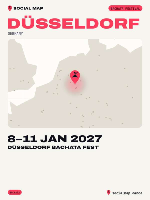 Düsseldorf Bachata Fest, Düsseldorf, 8–11 Jan 2027