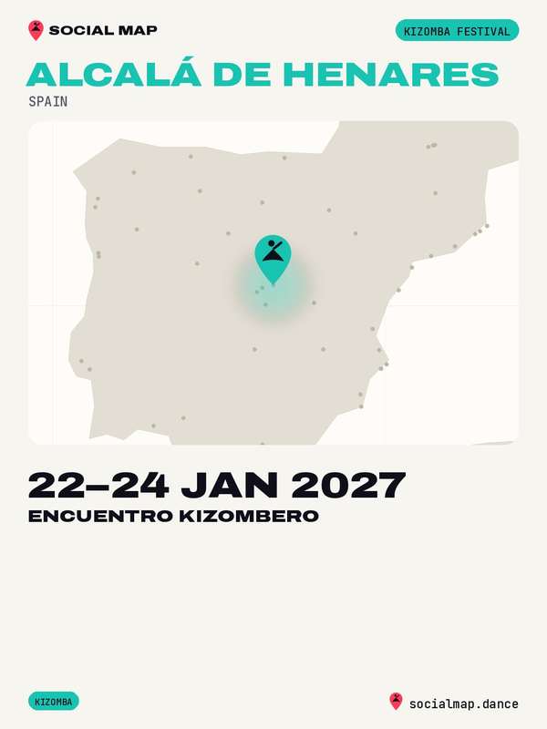 Encuentro Kizombero, Alcalá de Henares, 22–24 Jan 2027