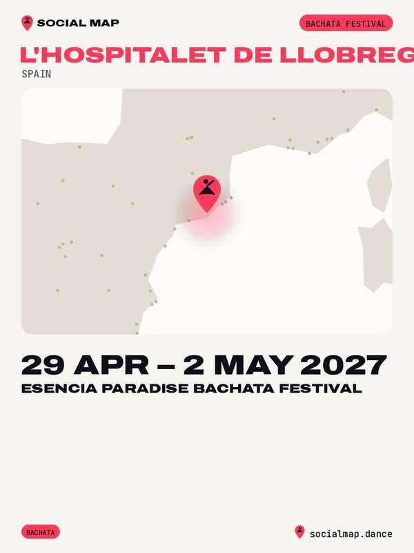 Esencia Paradise Bachata Festival, L'Hospitalet de Llobregat, 29 Apr – 2 May 2027
