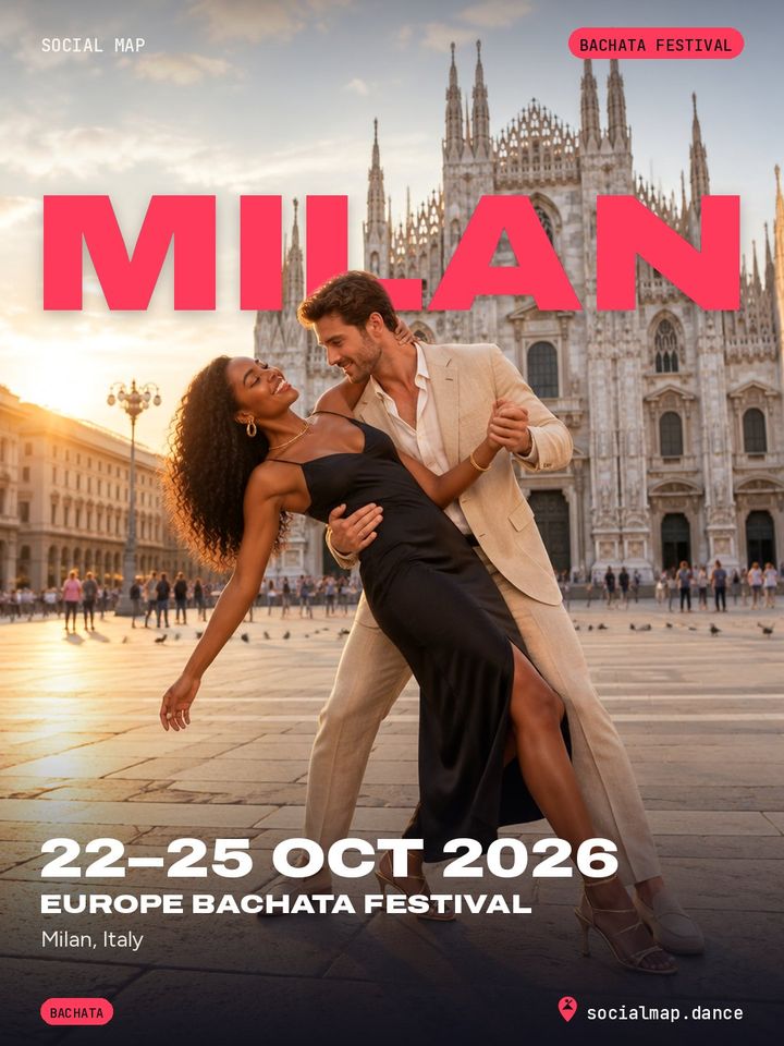 Europe Bachata Festival, Milan, 22–25 Oct 2026
