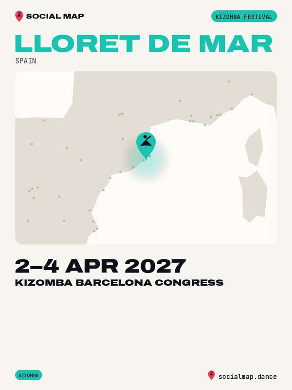 Kizomba Barcelona Congress, Lloret de Mar, 2–4 Apr 2027