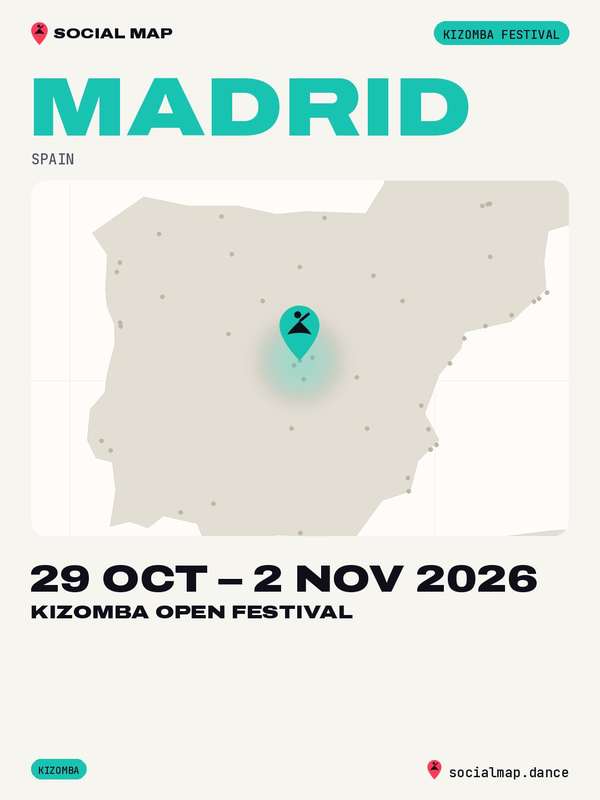 Kizomba Open Festival, Madrid, 29 Oct – 2 Nov 2026