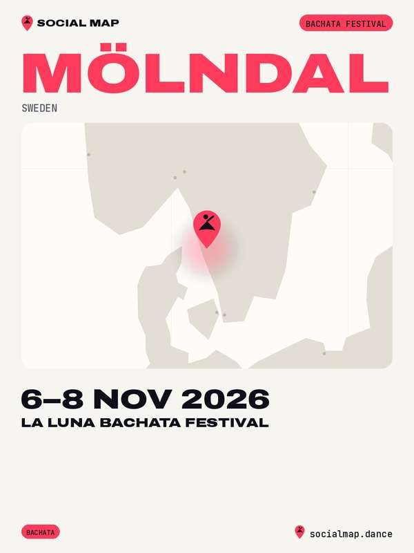 La Luna Bachata Festival, Mölndal, 6–8 Nov 2026