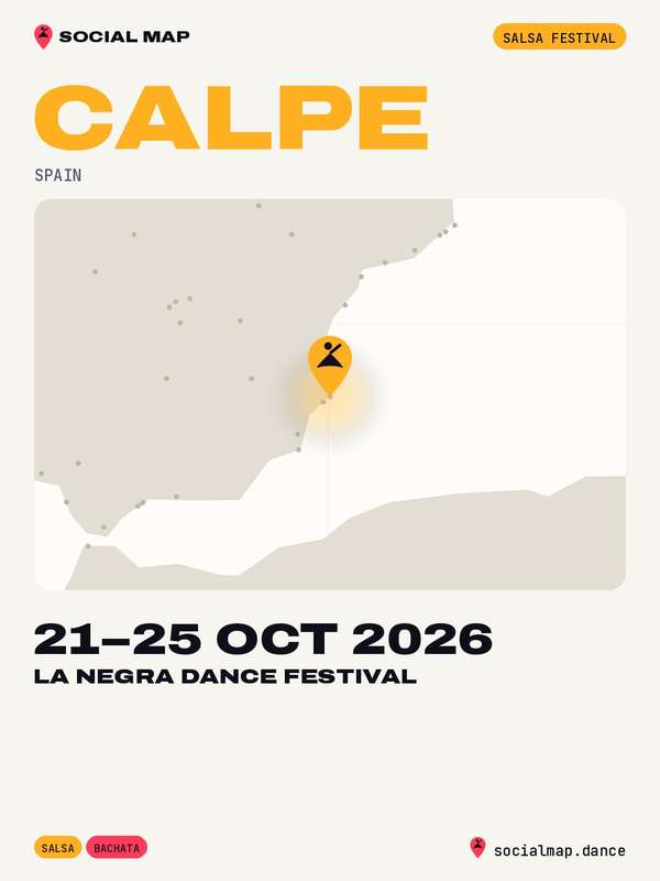 La Negra Dance Festival, Calpe, 21–25 Oct 2026