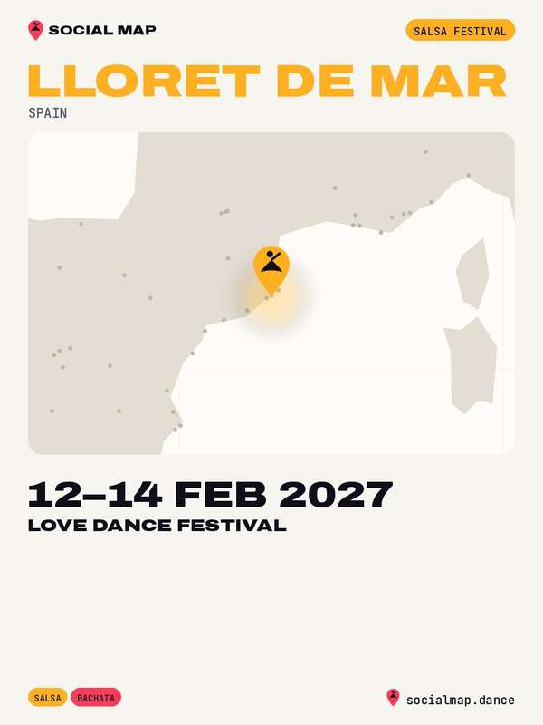 Social Map card for Love Dance Festival