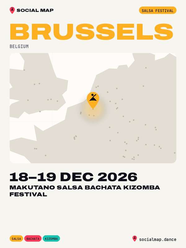 Makutano Salsa Bachata Kizomba Festival, Brussels, 18–19 Dec 2026