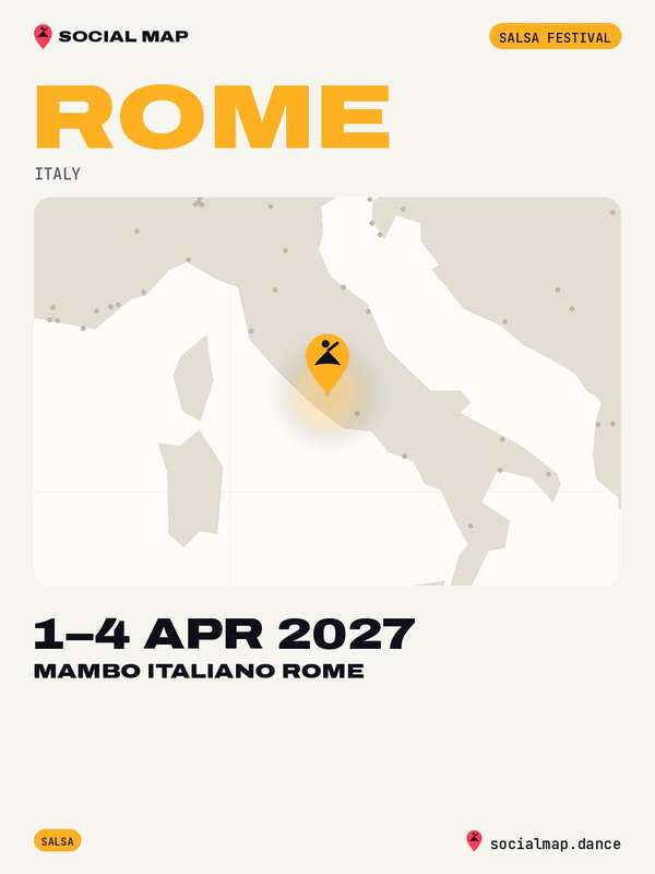 Mambo Italiano Rome, Rome, 1–4 Apr 2027