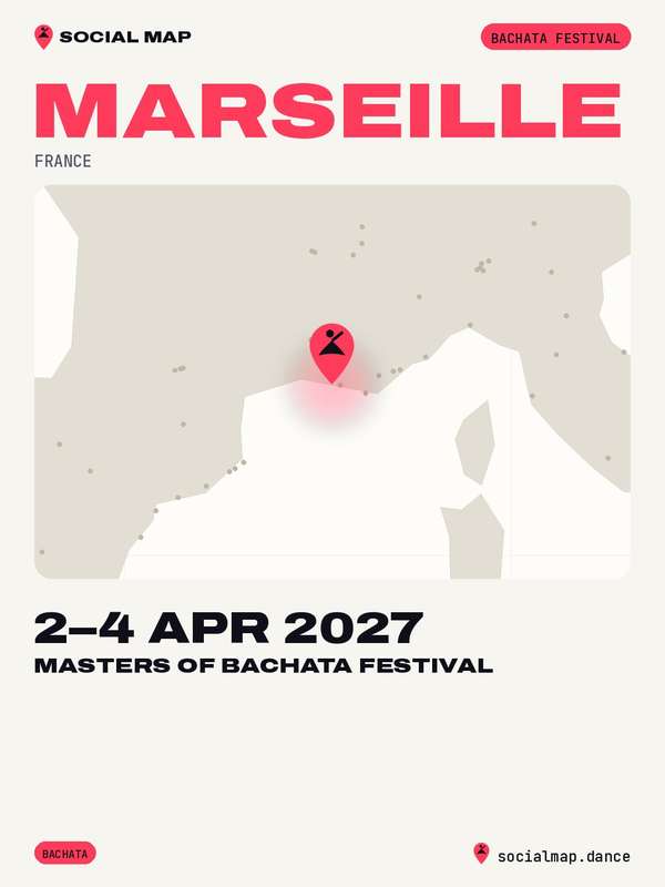 Masters of Bachata Festival, Marseille, 2–4 Apr 2027