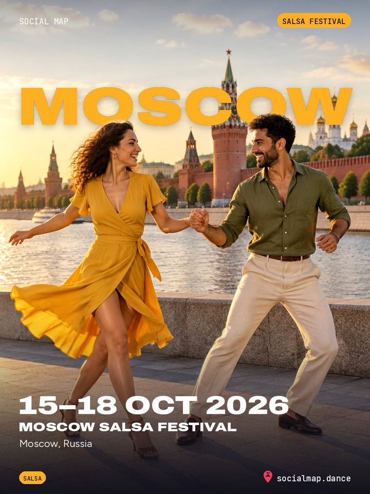Moscow Salsa Festival, Moscow, 15–18 Oct 2026