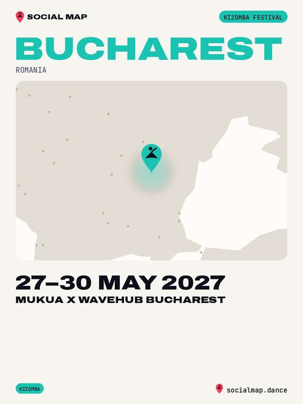 Social Map card for MUKUA x WAVEHUB Bucharest