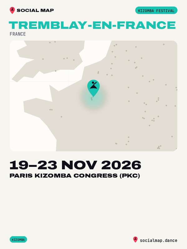Paris Kizomba Congress (PKC), Tremblay-en-France, 19–23 Nov 2026