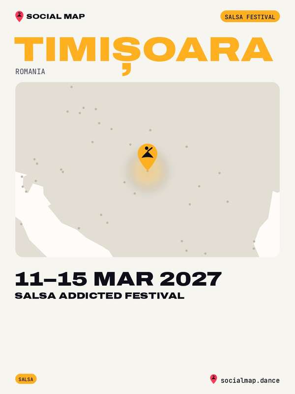 Social Map card for Salsa Addicted Festival