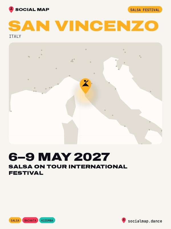 Salsa on Tour International Festival, San Vincenzo, 6–9 May 2027