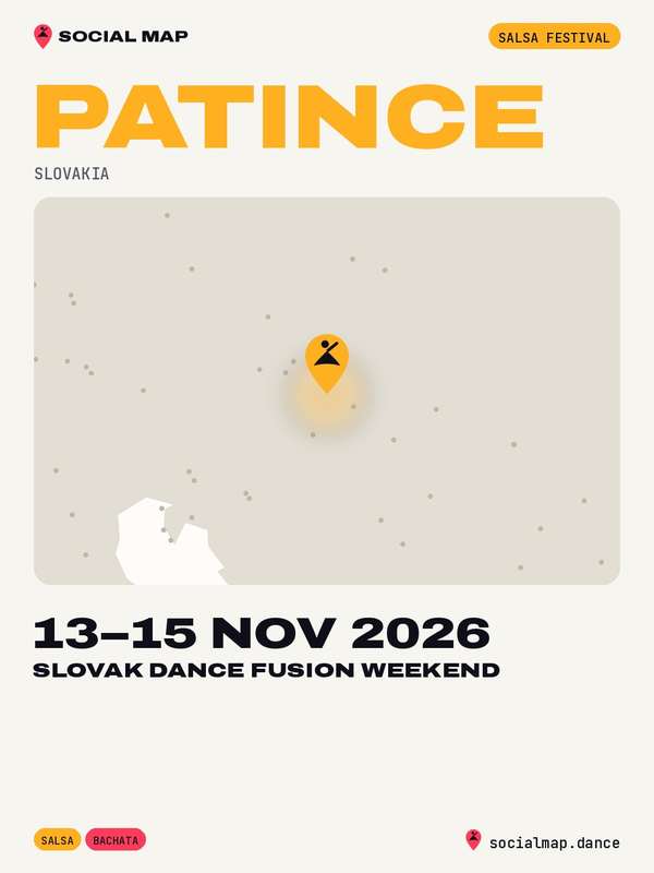 Social Map card for Slovak Dance Fusion Weekend