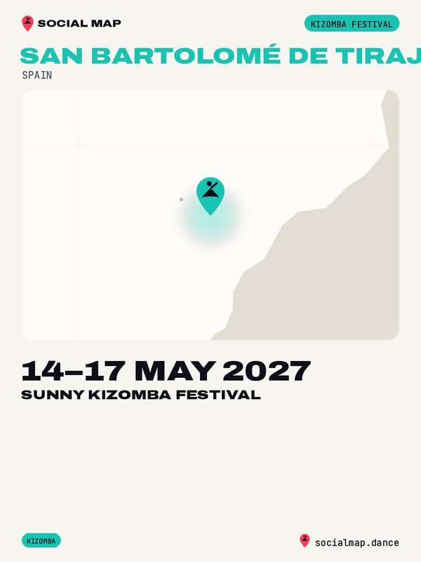 Social Map card for Sunny Kizomba Festival