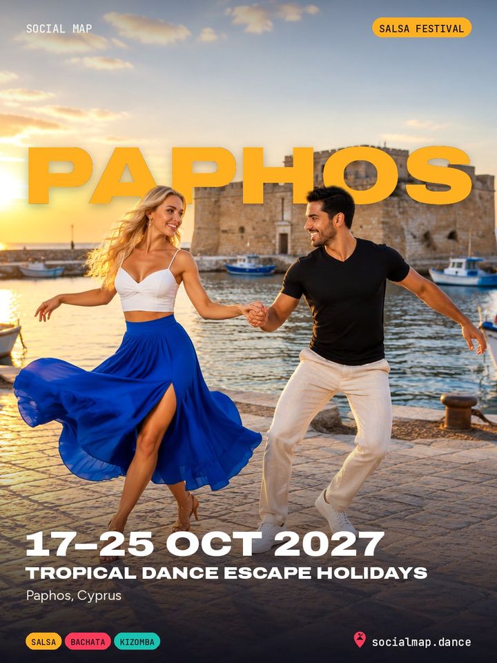 Tropical Dance Escape Holidays, Paphos, 17–25 Oct 2027