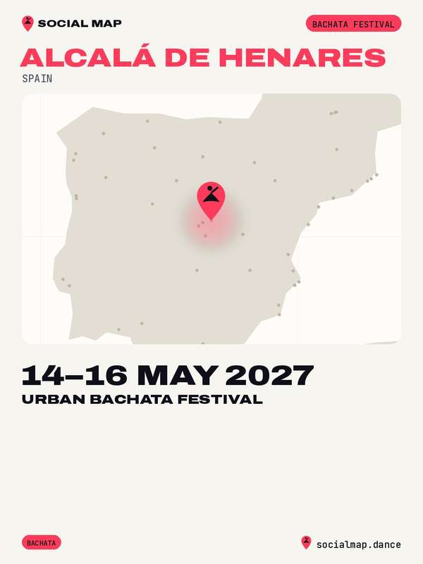 Social Map card for Urban Bachata Festival