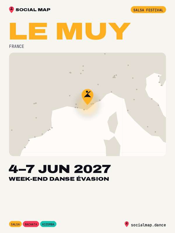 Week-end Danse Évasion, Le Muy, 4–7 Jun 2027