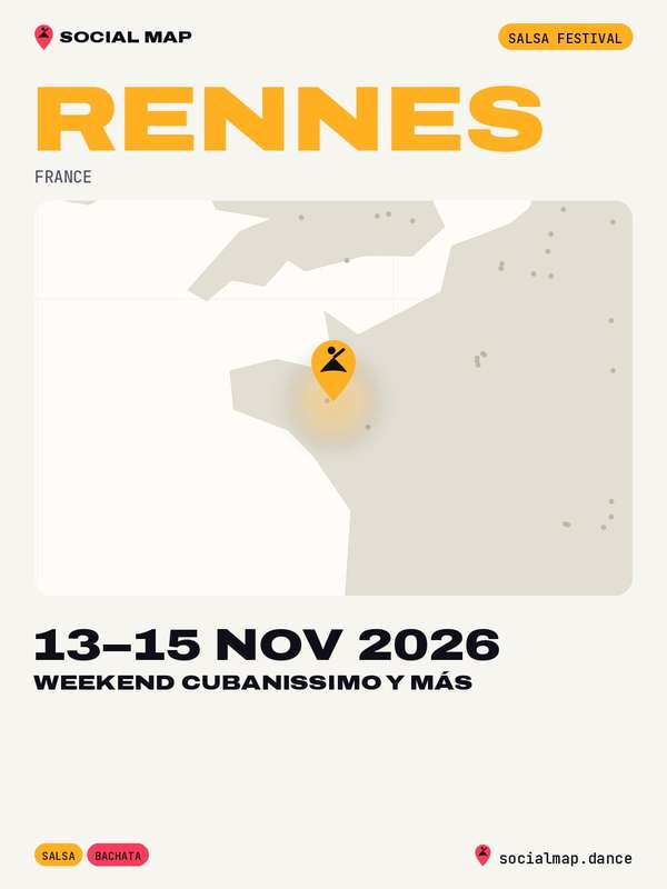 Weekend Cubanissimo y Más, Rennes, 13–15 Nov 2026