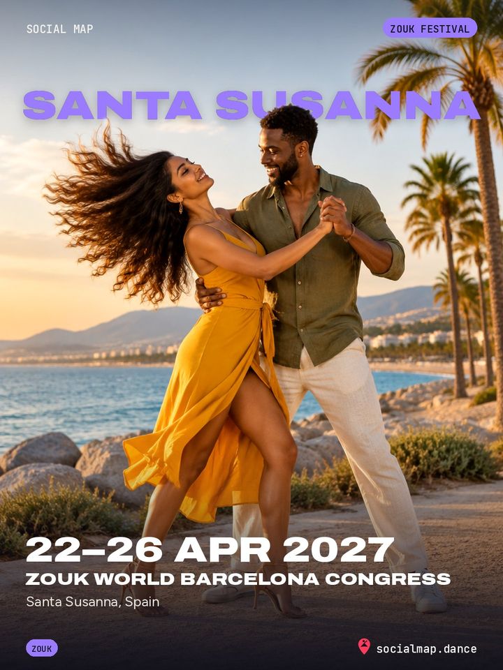 Zouk World Barcelona Congress, Santa Susanna, 22–26 Apr 2027