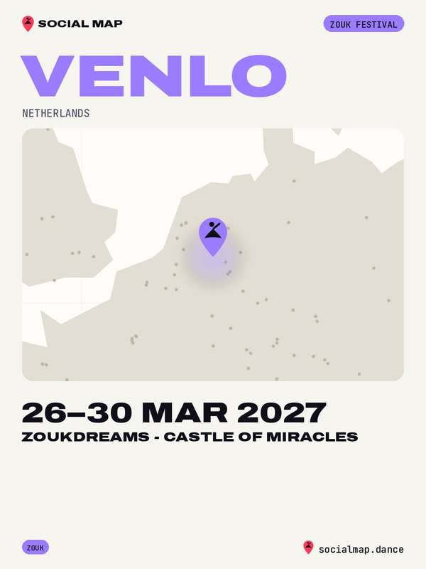 Zoukdreams - Castle of Miracles, Venlo, 26–30 Mar 2027